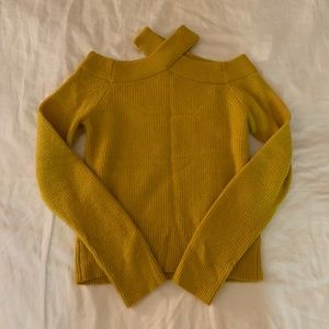 Moth by Anthropologie Mustard Sweater